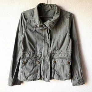 Aeropostale Jacket Vintage y2k 2000s Green Military Bella Swan Style